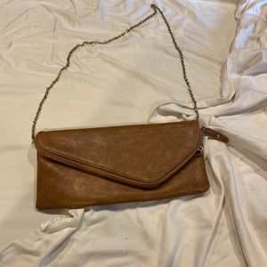 Dark tan crossbody